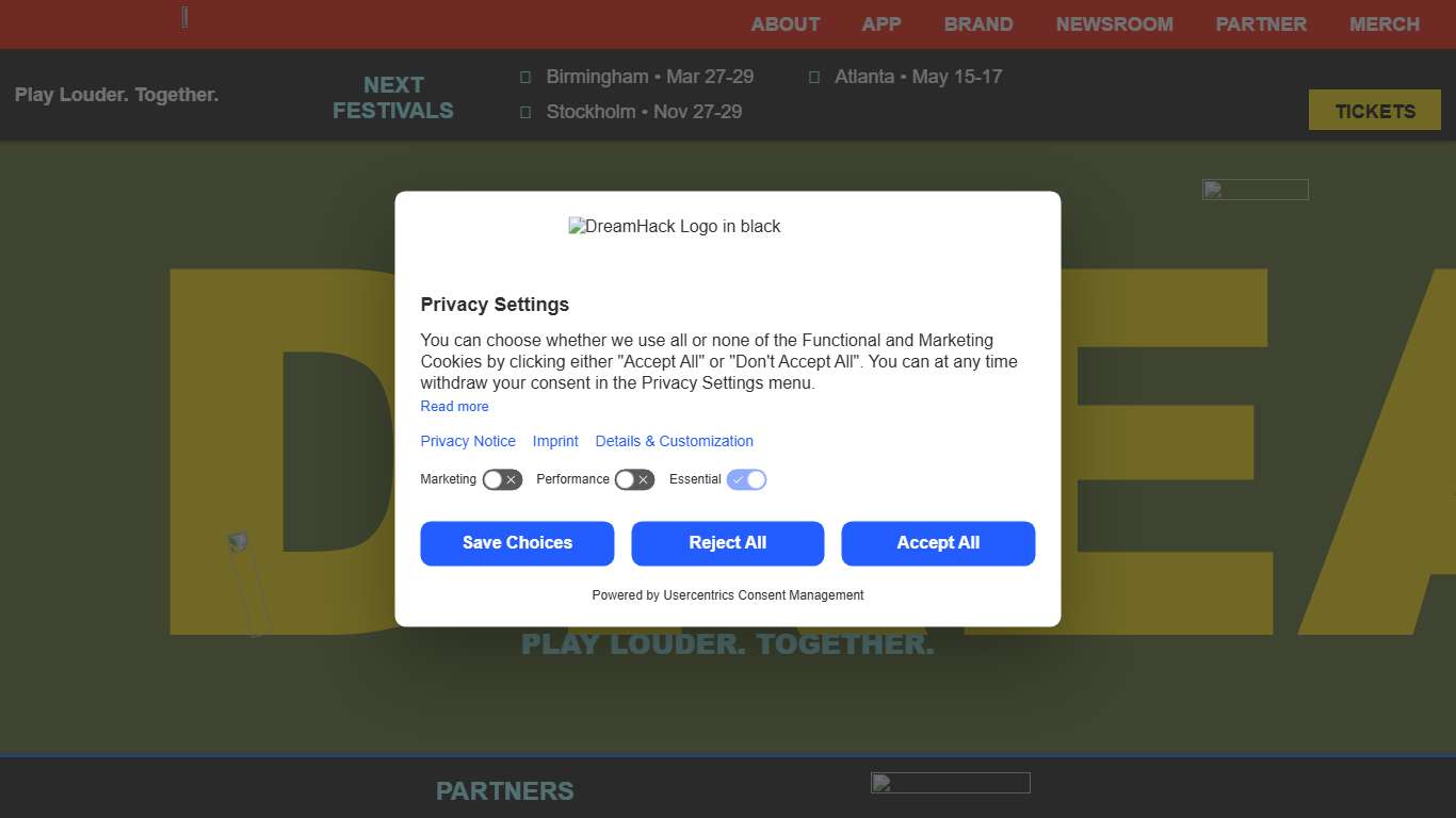 DreamHack - Play Louder. Together - DreamHack